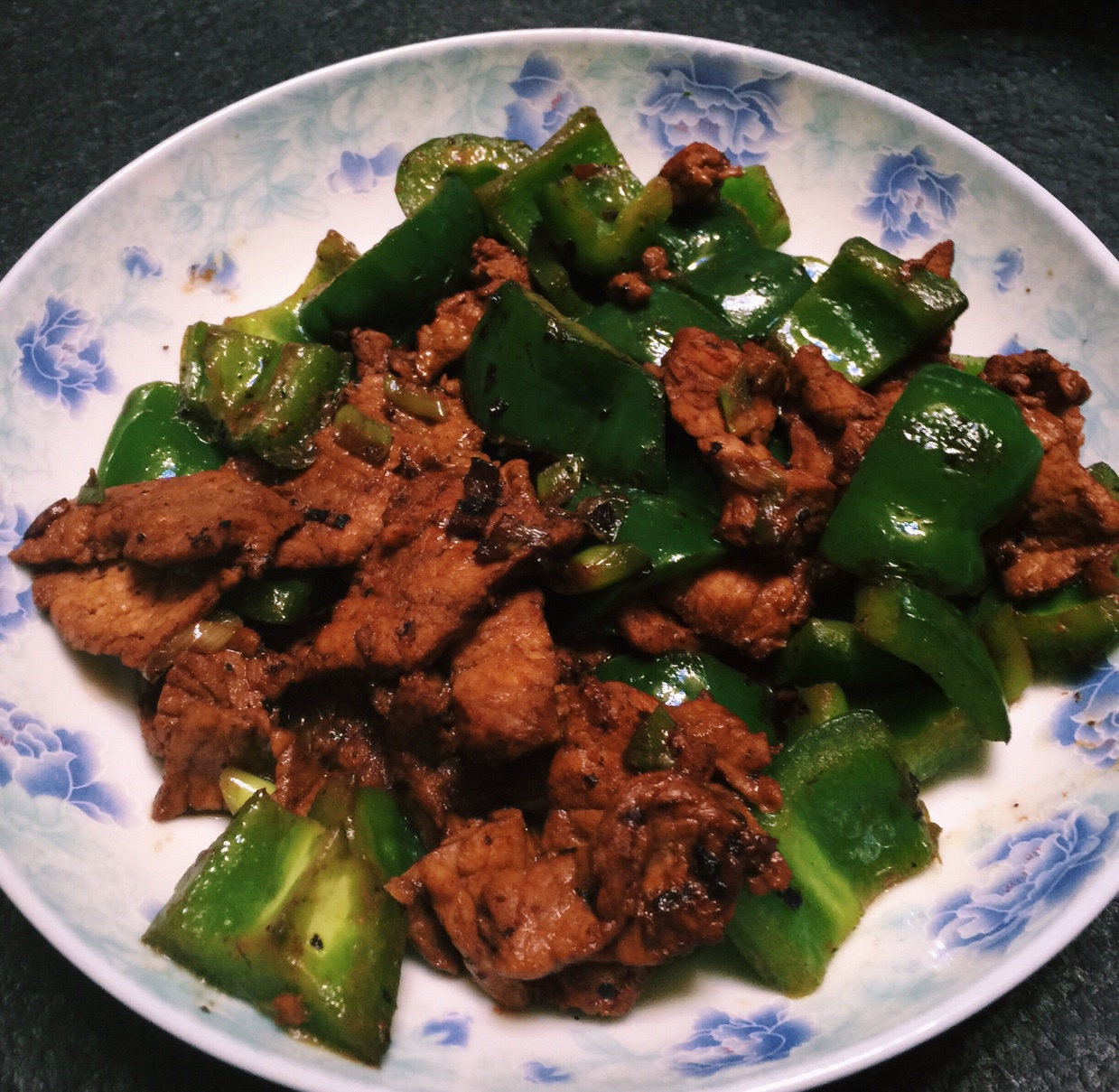 辣椒炒肉片 Fried Chilli Pork