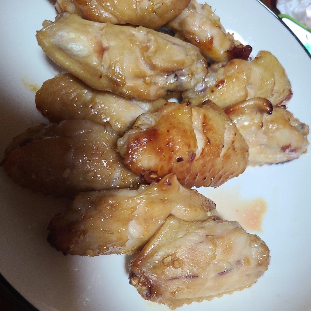 蒜香蜂蜜烤鸡翅（空气炸锅版）