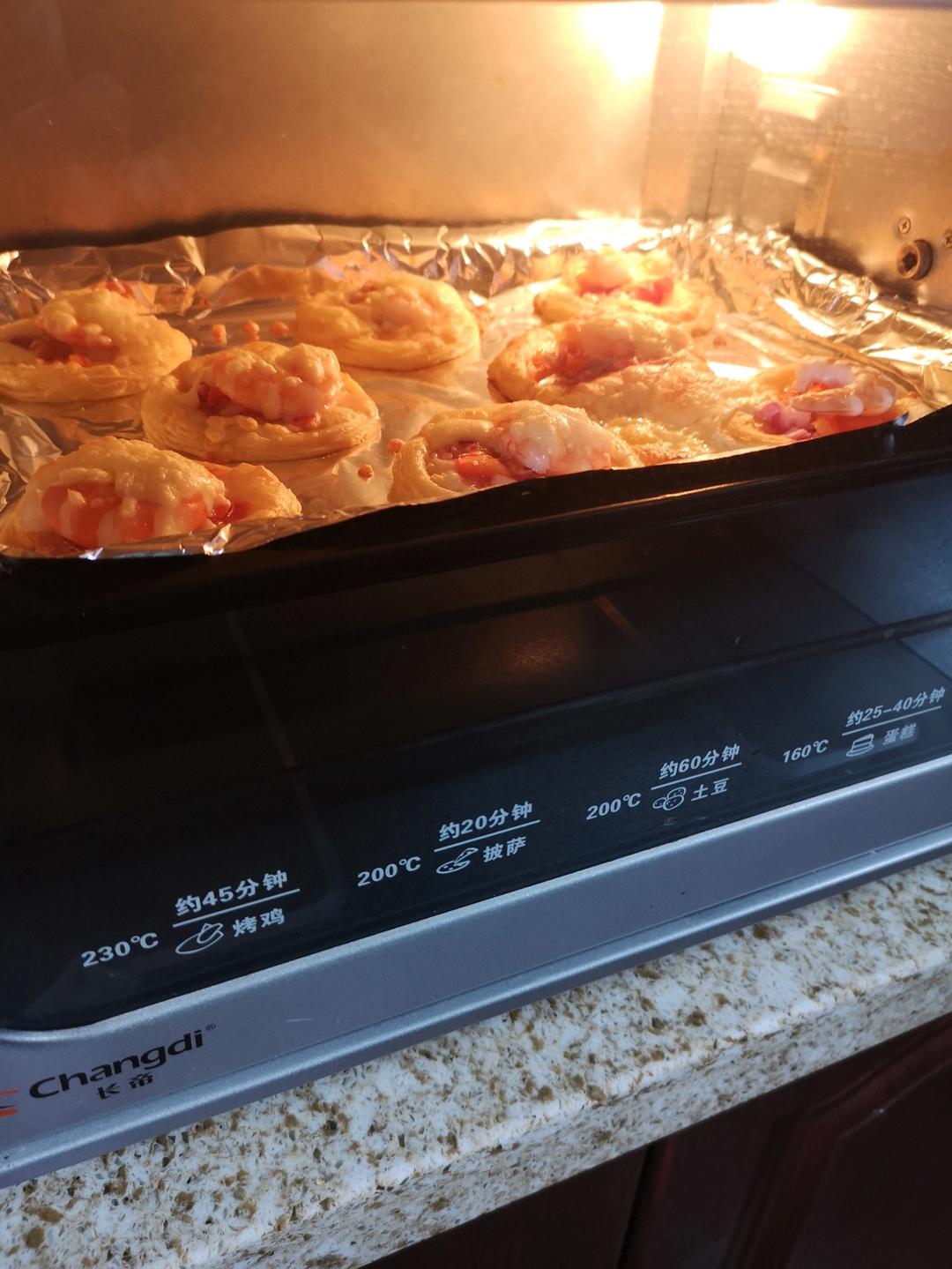 简易早餐一一虾塔