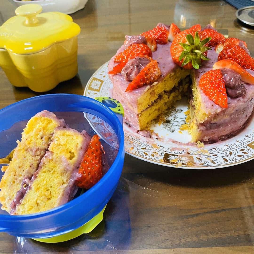 无糖无奶油宝宝生日蛋糕