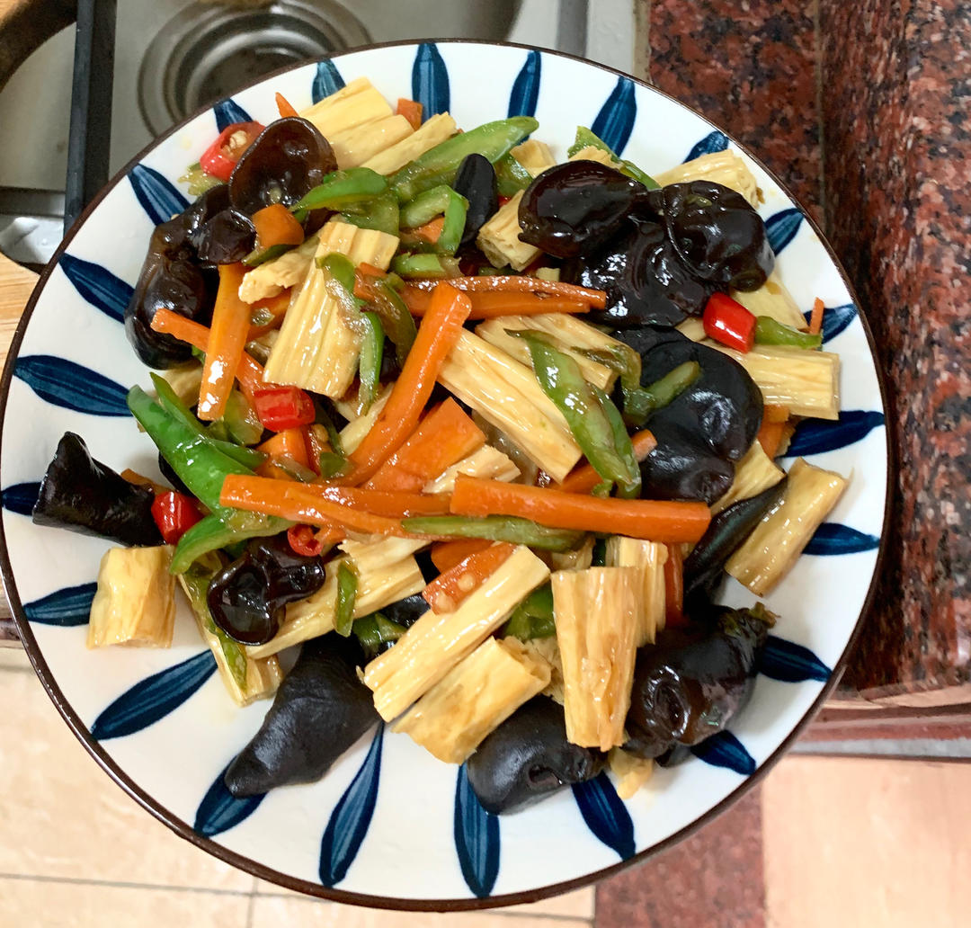 比肉还好吃的烧腐竹