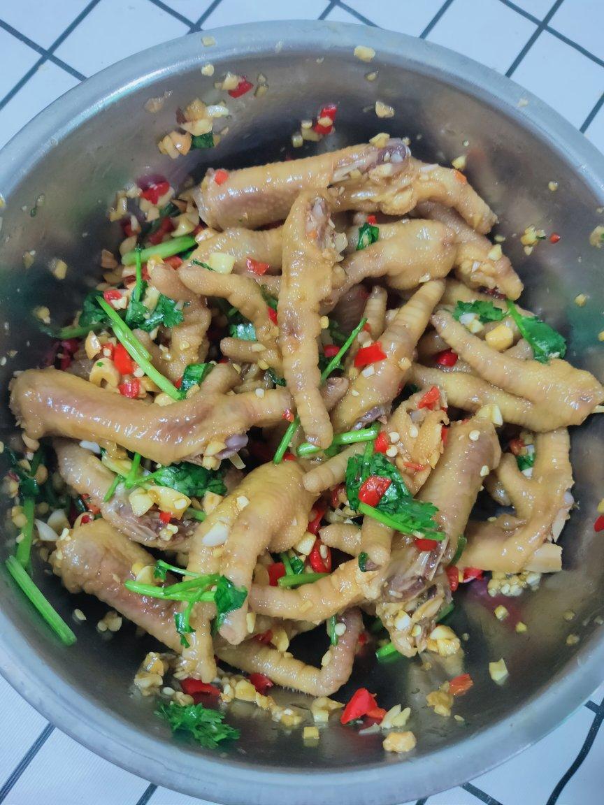凉拌麻辣鸡爪