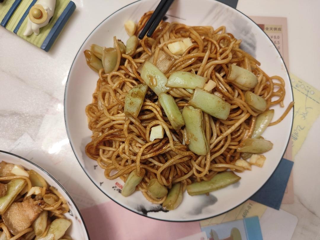 地道老北京扁豆焖面 豆角焖面 太好吃小心吃撑哦