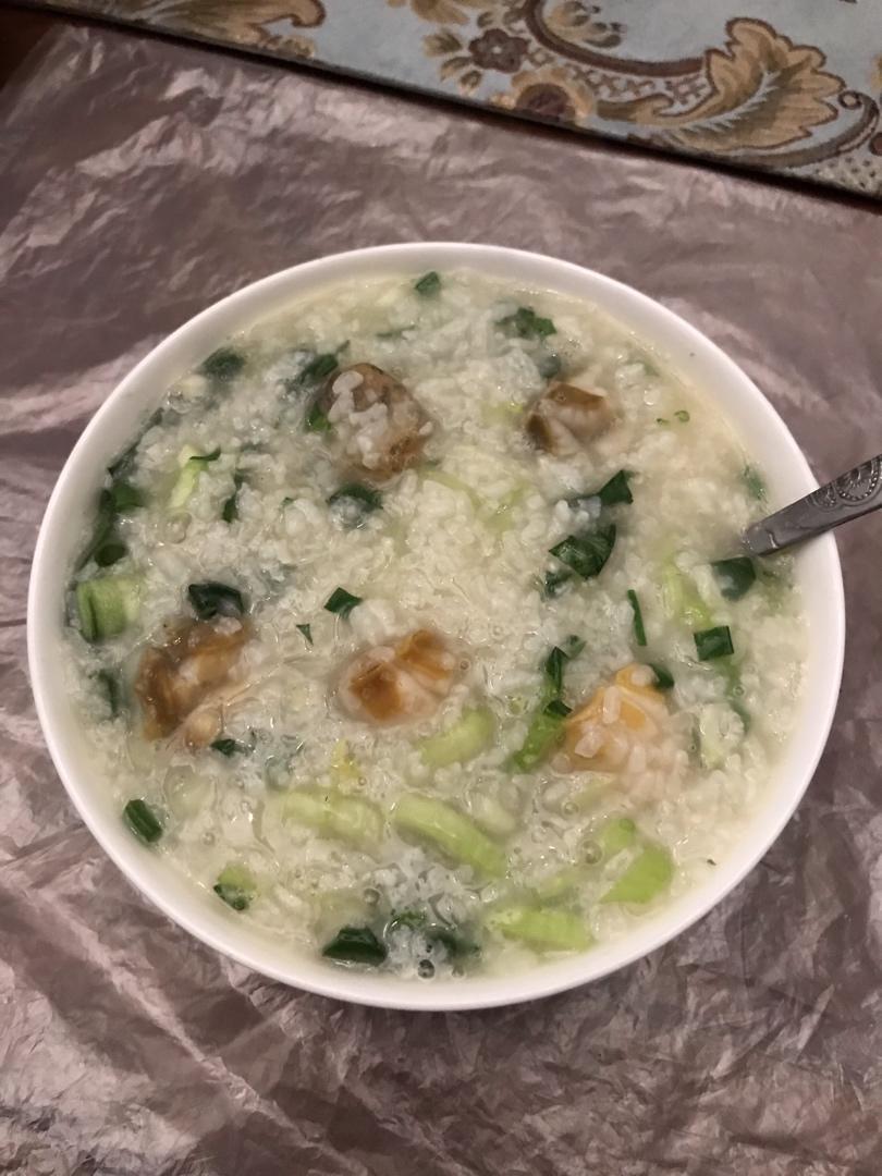 鲍鱼青菜粥