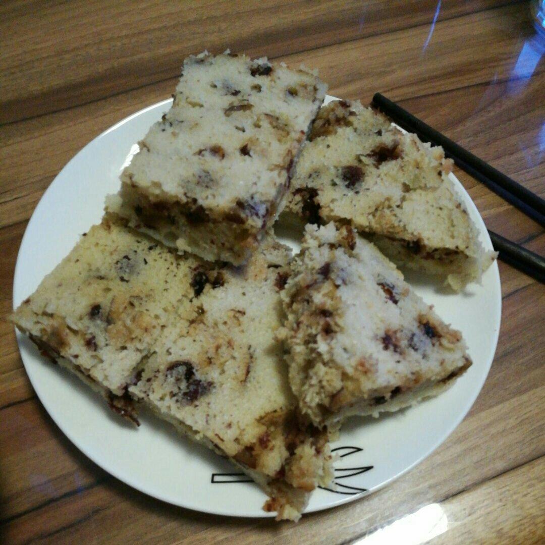 红枣葡萄干米糕