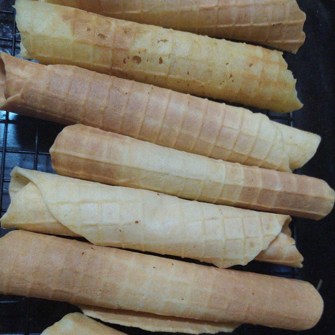 无水酥脆低糖黑芝麻真鸡蛋卷