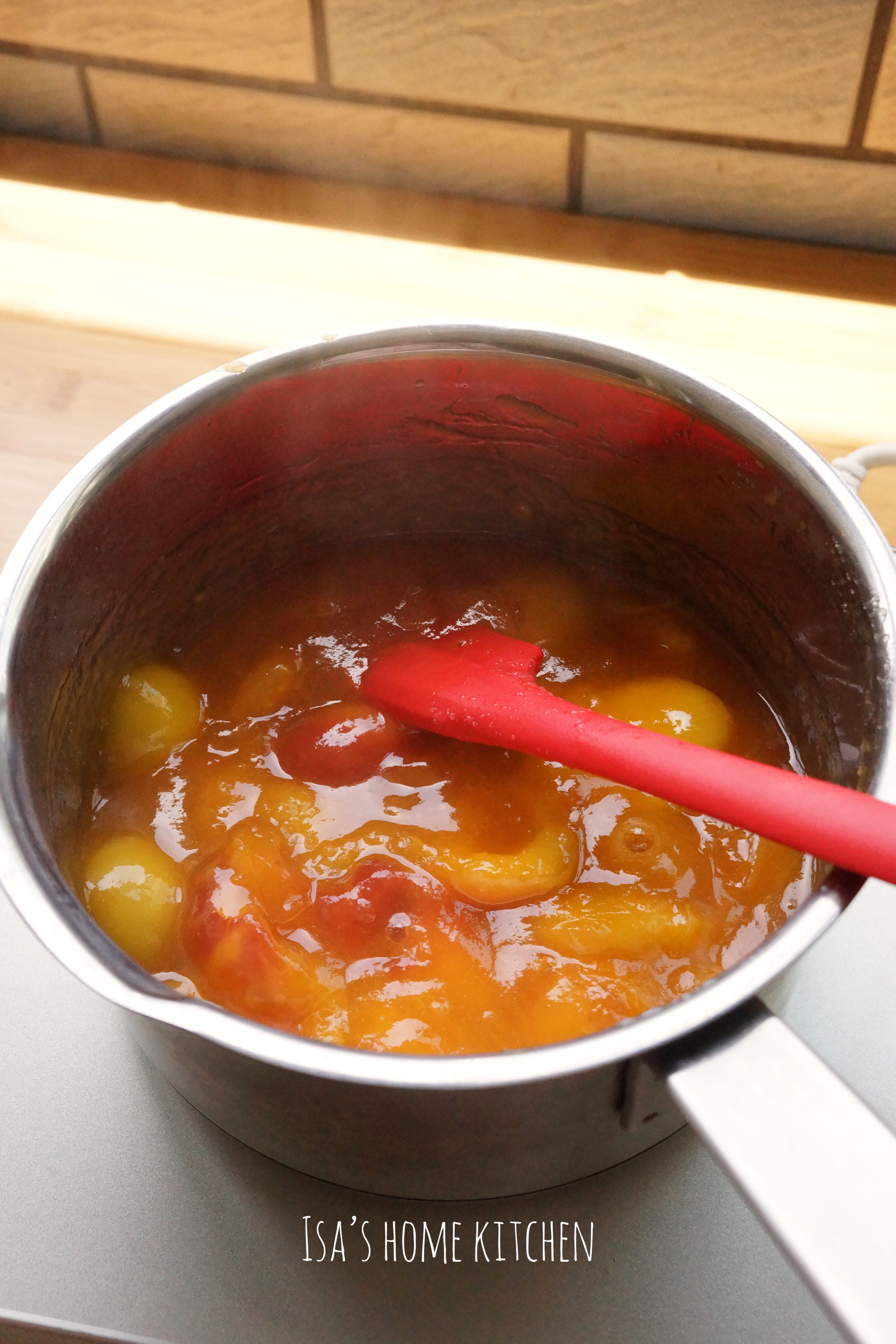 熟杏奶油冰激凌 附杏酱做法的做法 步骤4