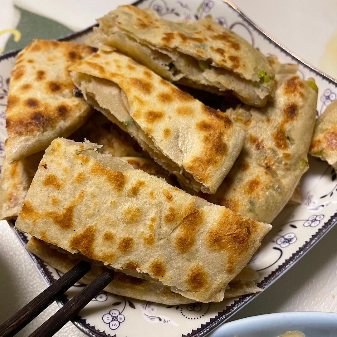 葱花饼（冷了也不硬）