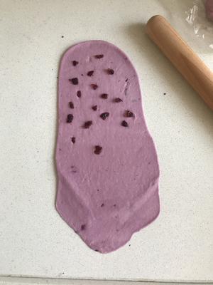 梦幻少女紫色紫薯面包的做法 步骤8