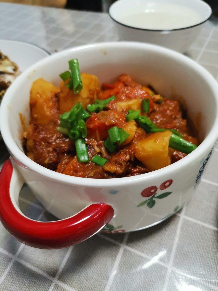 番茄土豆炖牛腩