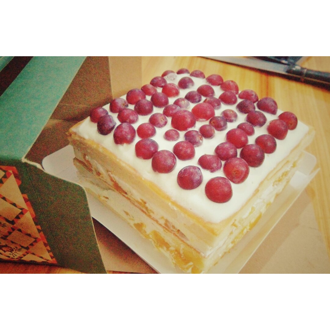 方形水果夹层蛋糕