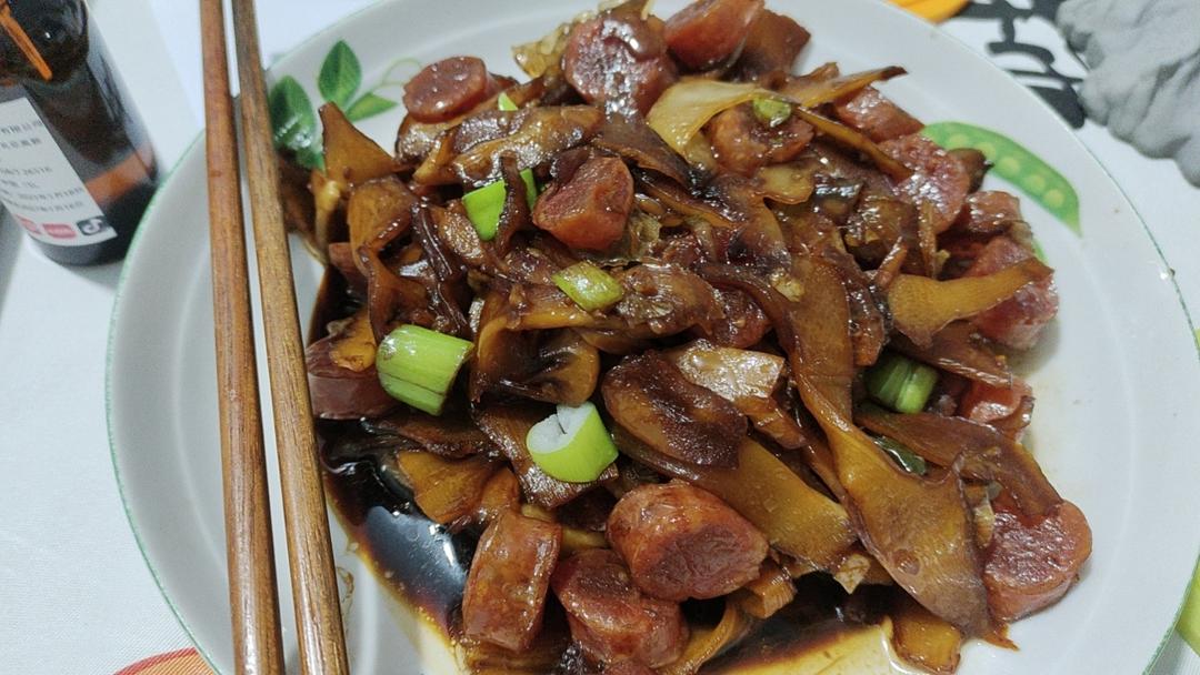 春笋炒腊肠