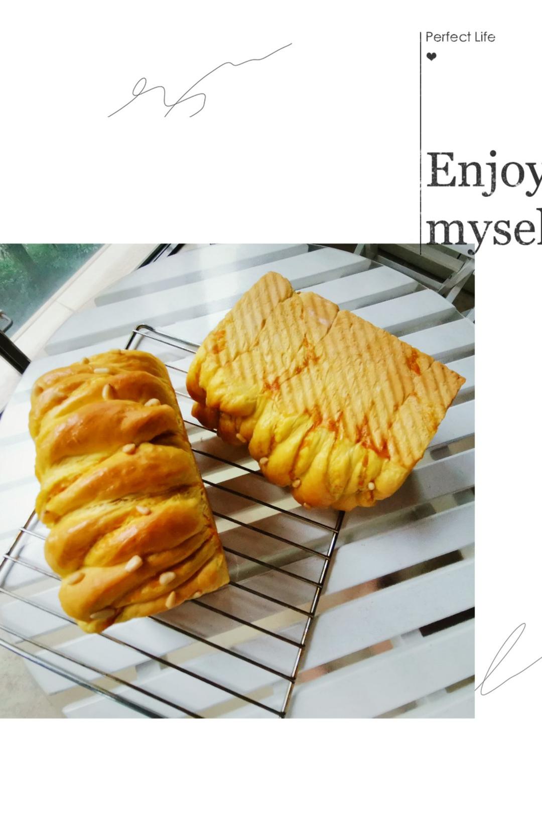 双倍美味南瓜吐司（双重南瓜，美味加倍）