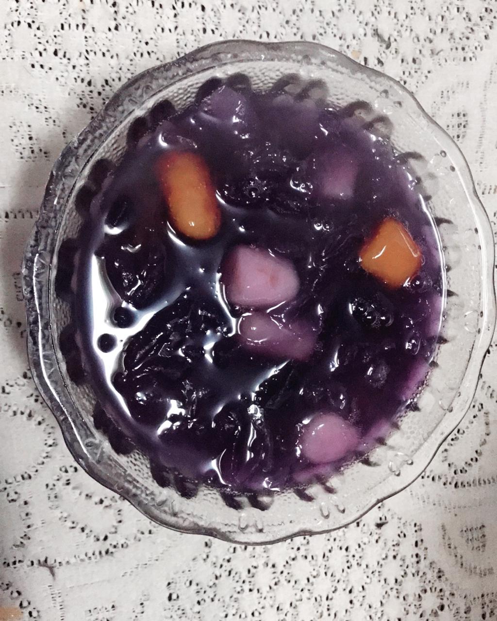 紫薯银耳羹