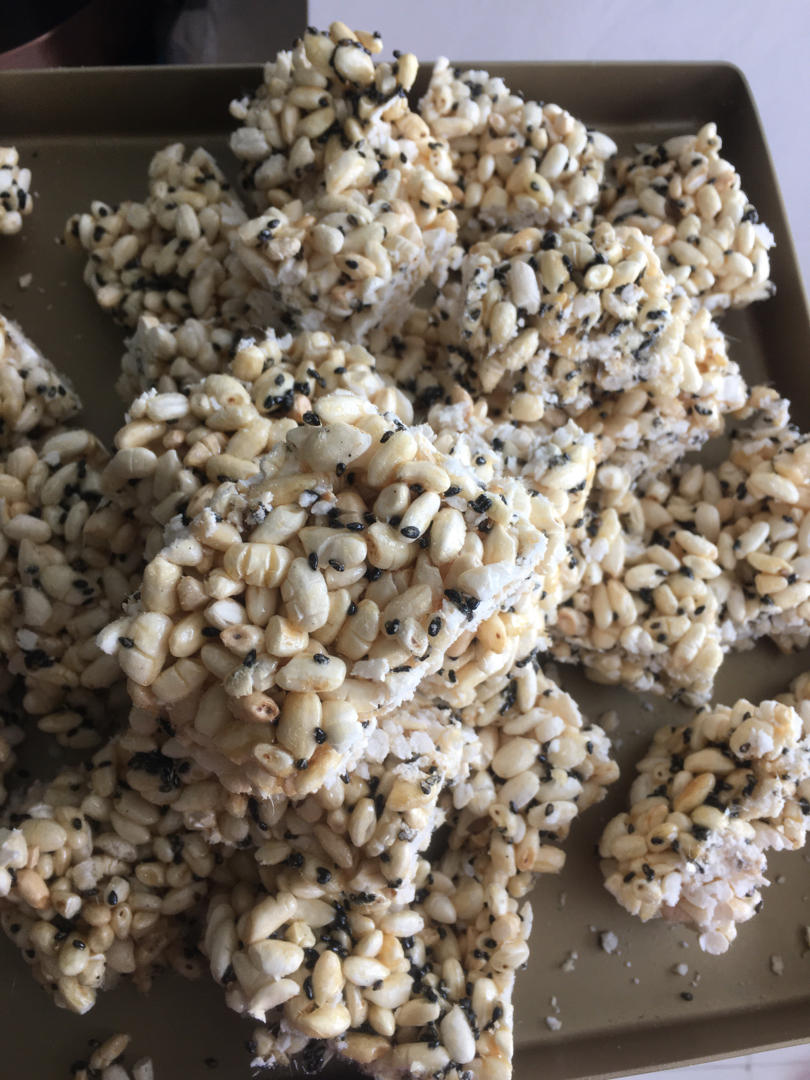 年货必备—非油炸超简单快手的米花糖