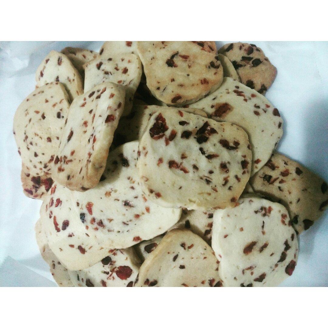 低糖少油版蔓越莓饼干