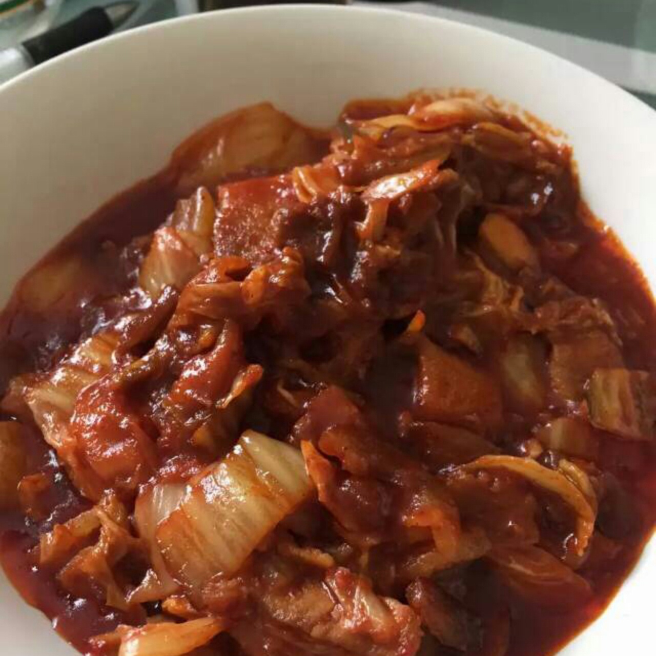 韩式泡菜炒五花肉——很爽很下饭哦