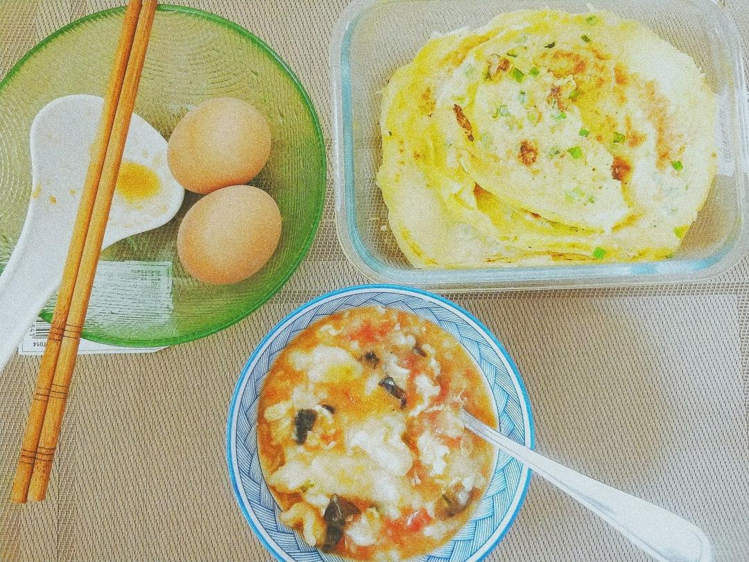 简单早餐-疙瘩汤