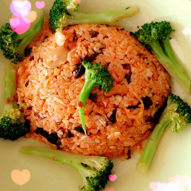 韩式辣白菜炒饭