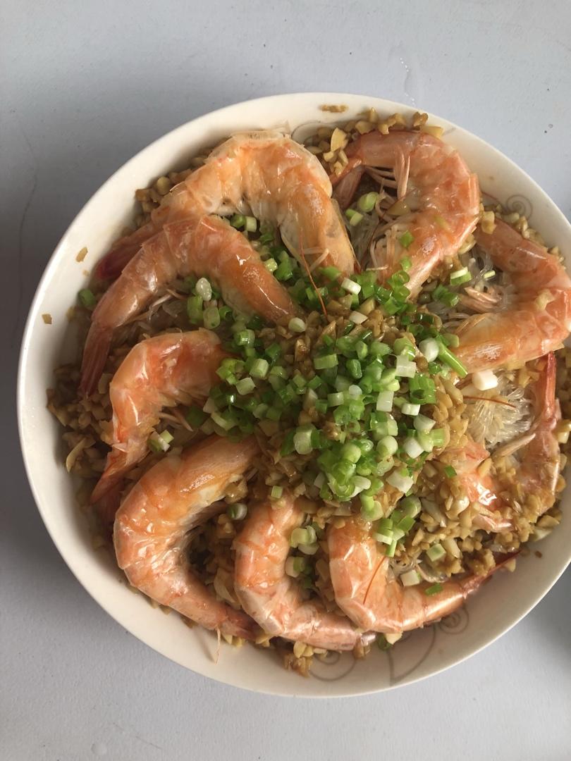 蒜蓉粉丝蒸大虾