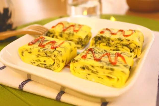 宝宝辅食食谱 紫菜奶酪厚蛋烧的做法