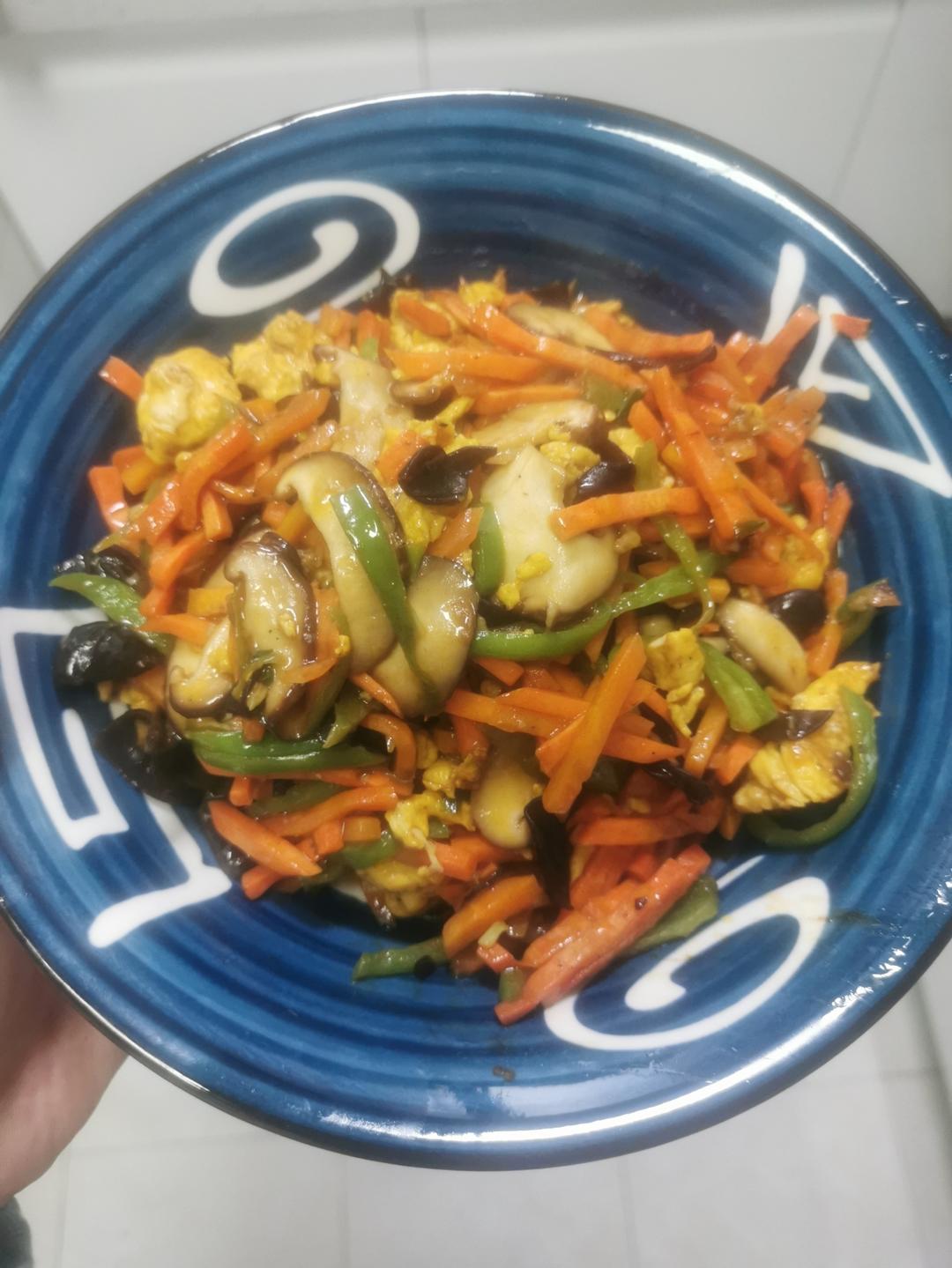 下饭菜鱼香鸡蛋