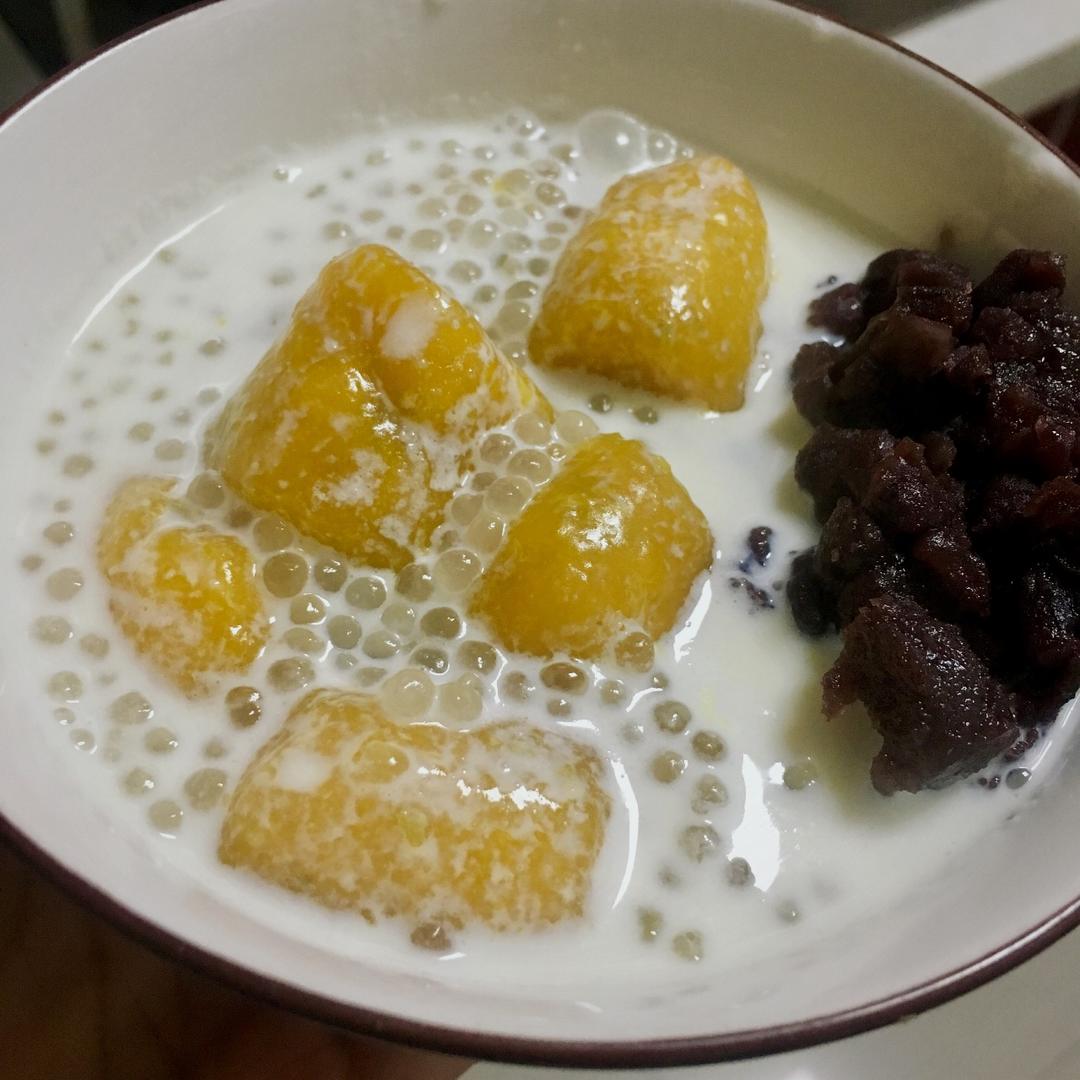 芋圆芒果椰汁西米露