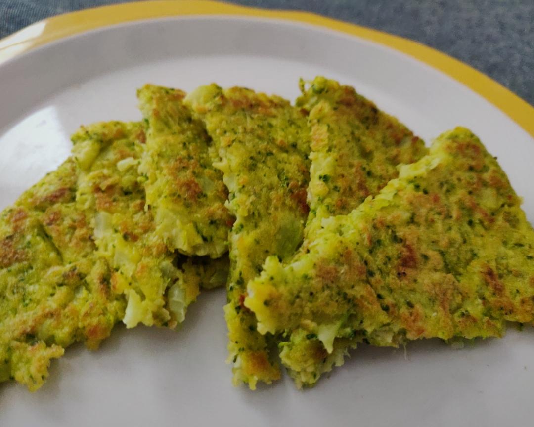 西兰花虾皮蛋饼（10月龄＋辅食）