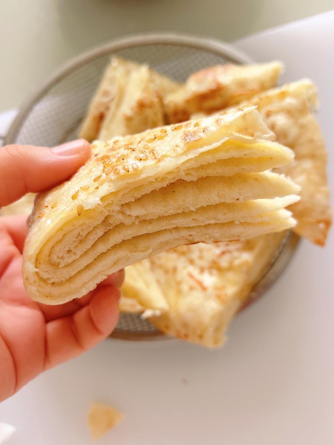 发面千层饼 一发快速面食凉了也不硬