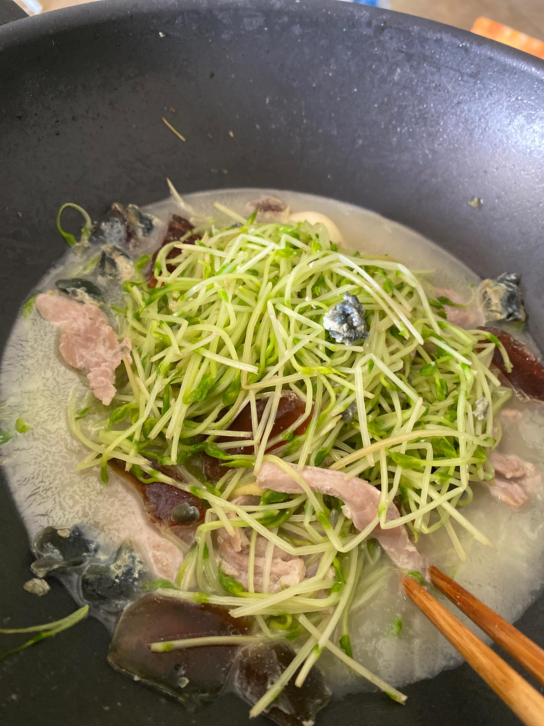 上汤豆苗