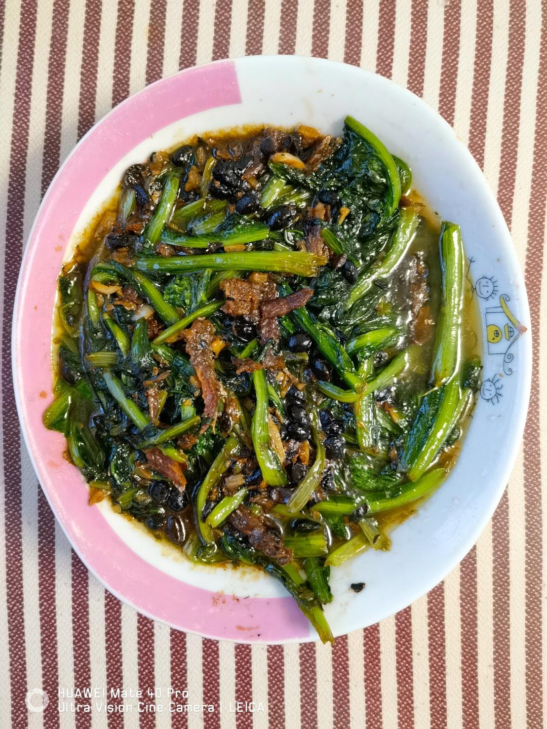 豆豉鲮鱼油麦菜