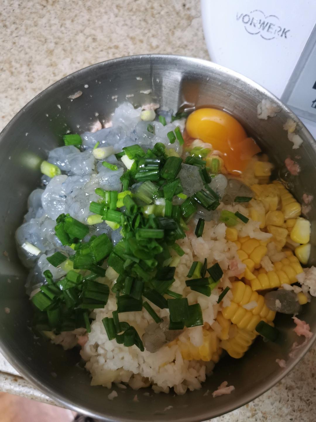 马蹄玉米猪肉馅（饺子）