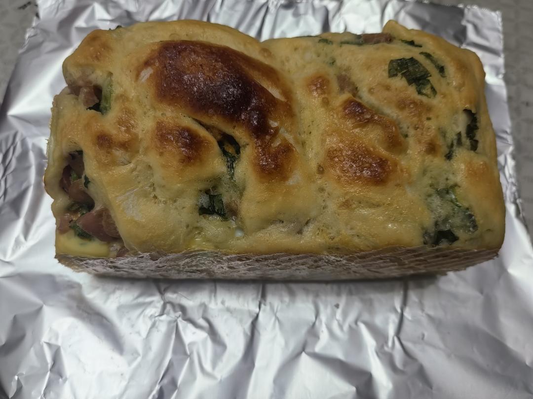 葱香肉松吐司——王传仁老师的宵种法