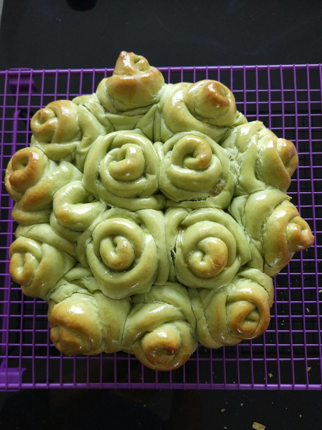 玫瑰花面包
