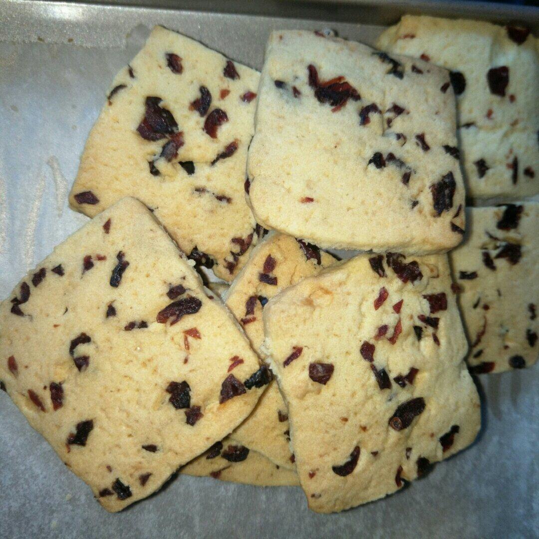 低糖少油版蔓越莓饼干