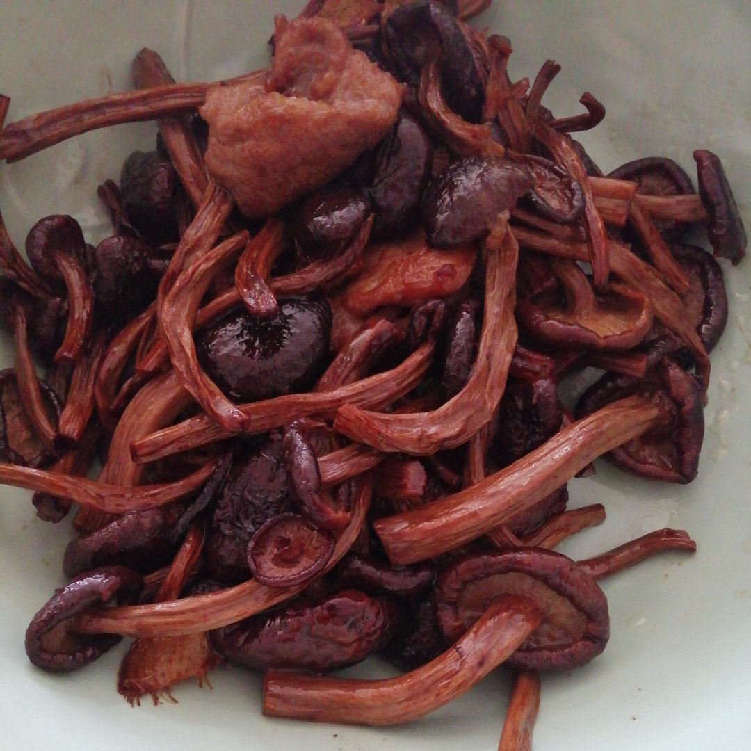 炒茶树菇