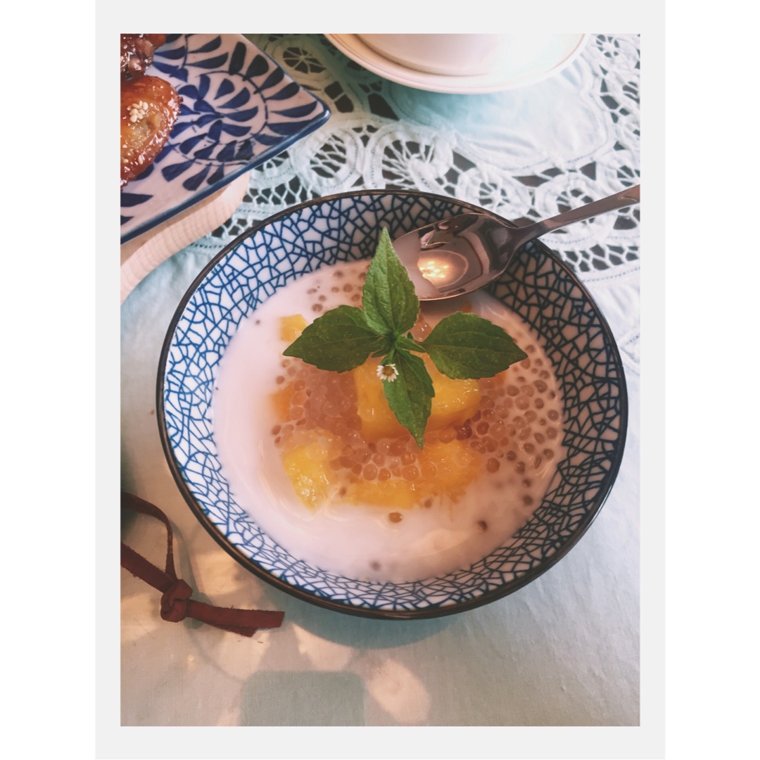 芒果椰浆西米露