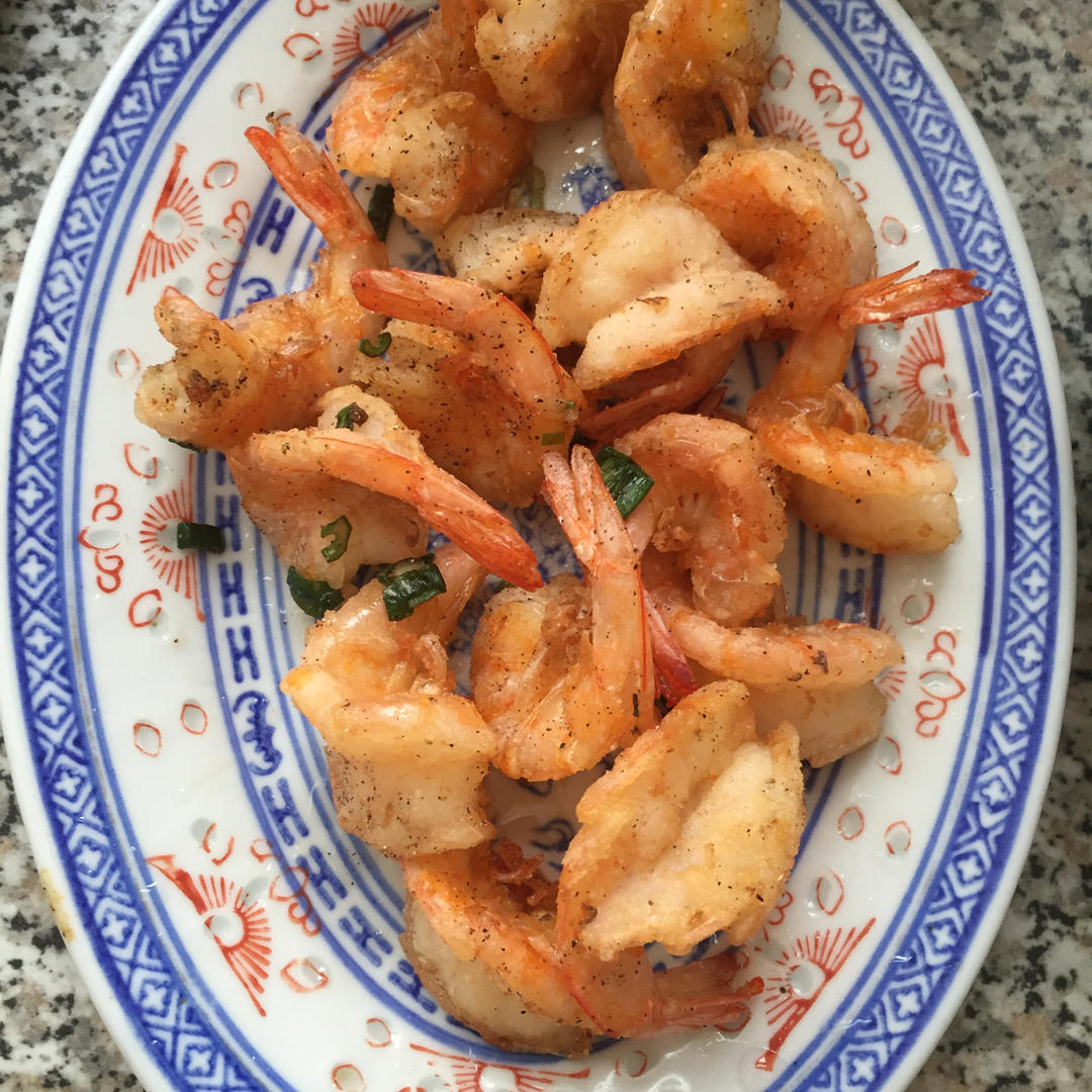 椒盐凤尾虾