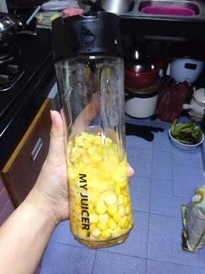 香浓玉米汁（内含快速剥玉米方法）的做法 步骤7