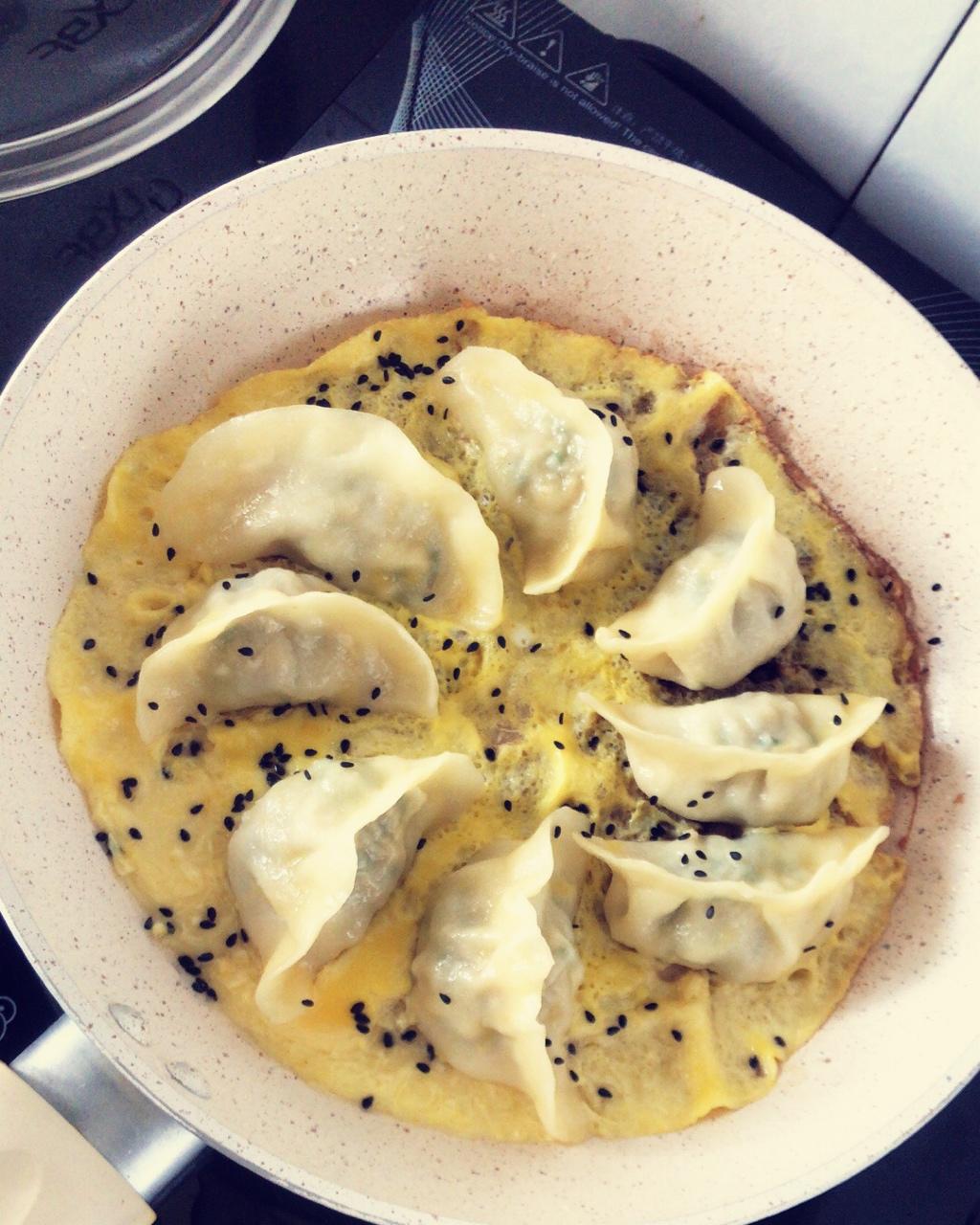 懒人快手抱蛋煎饺