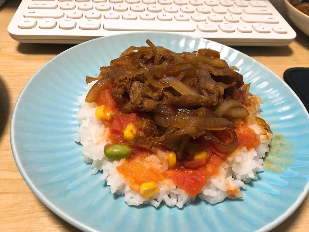 不一样的肥牛番茄饭