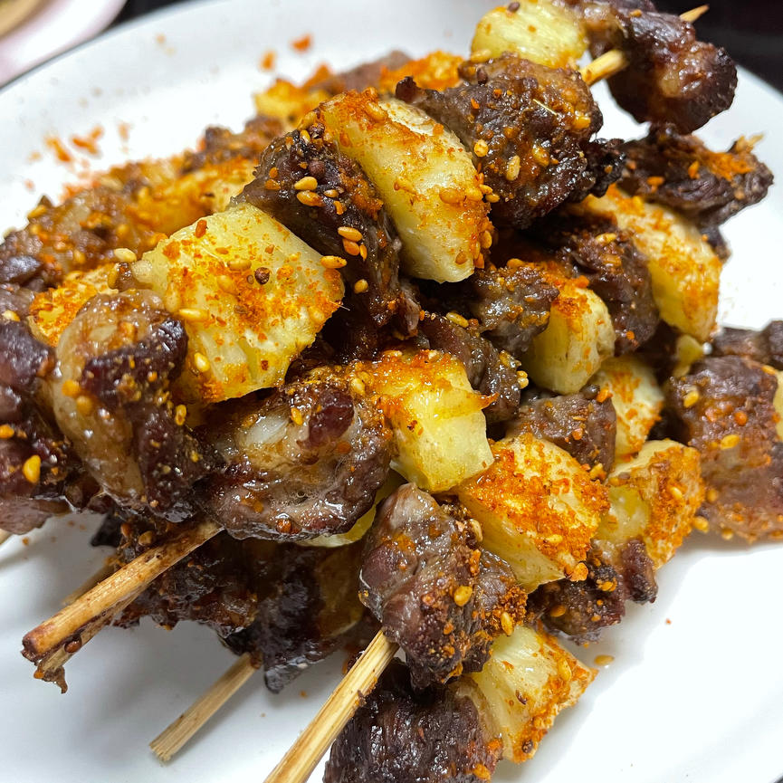 夏威夷菠萝牛肉串【北鼎烤箱菜谱】
