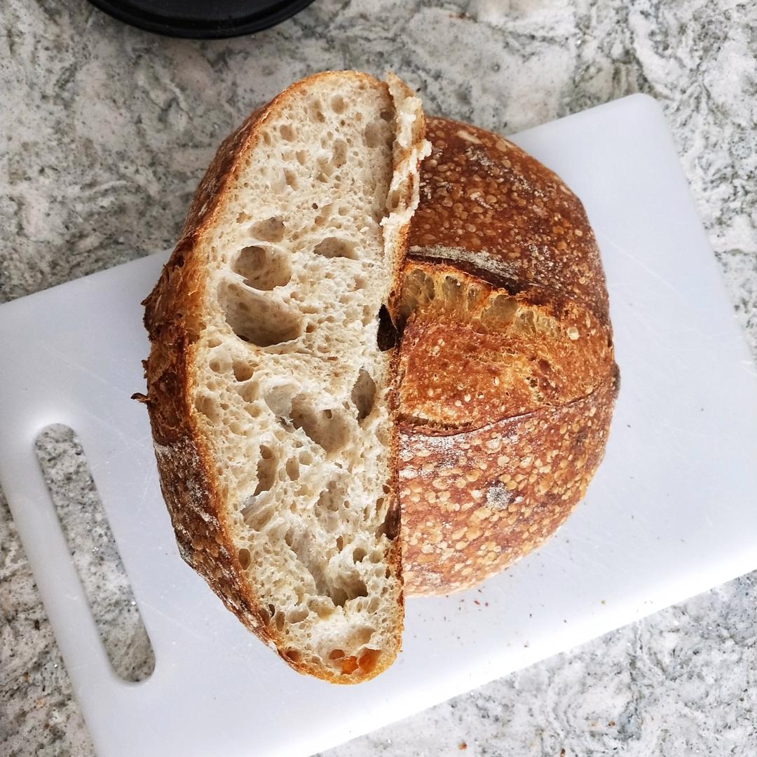 【Ken Forkish】纯天然酵种轻全麦欧包