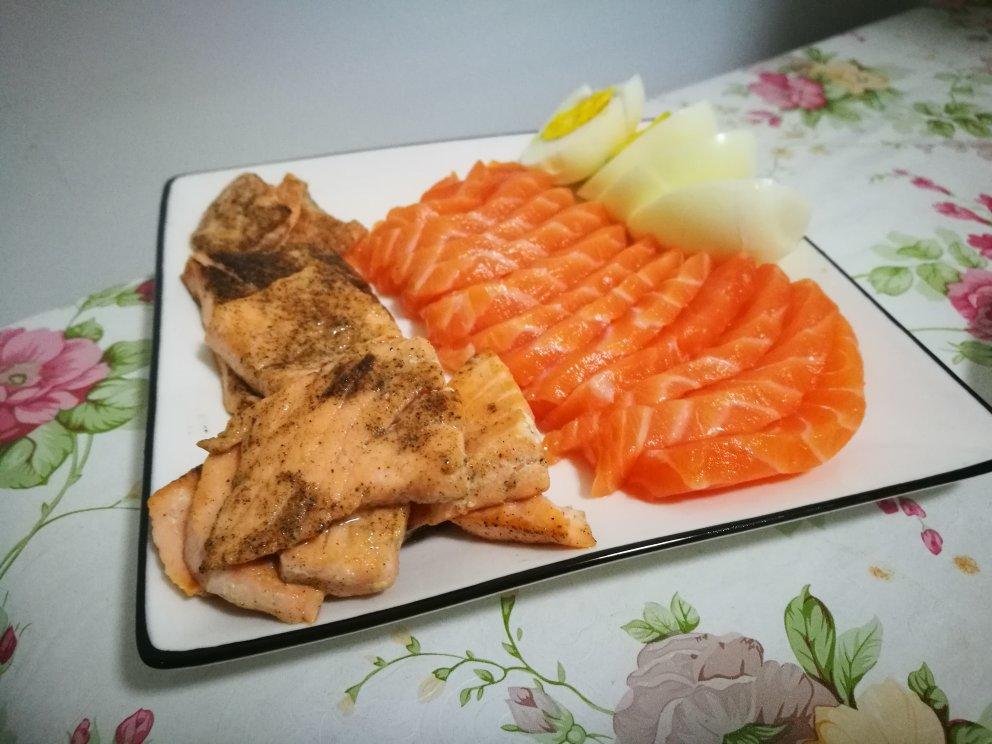 干煎三文鱼