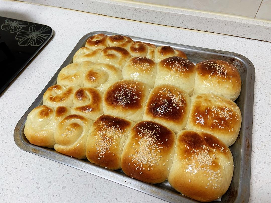 纯奶手撕吐司的做法 步骤1