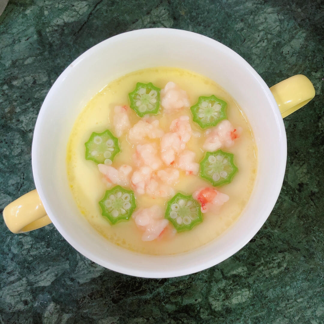 虾仁豆腐蛋羹 宝宝辅食食谱