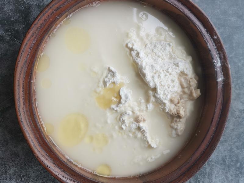 纯奶手撕吐司的做法 步骤1