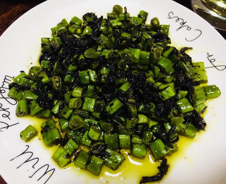 榄菜肉末四季豆