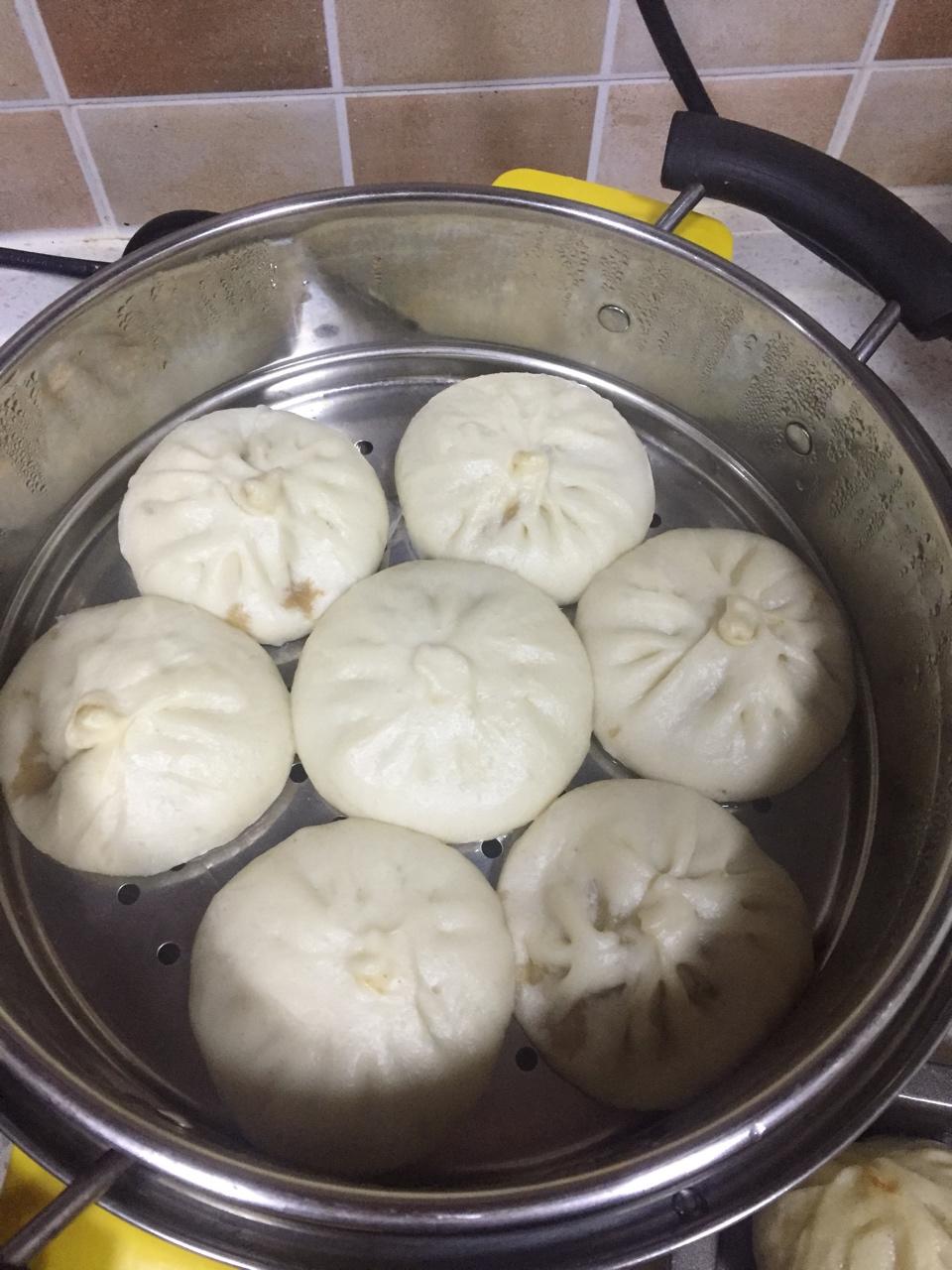 猪肉包子（附视频。一次性发酵。）