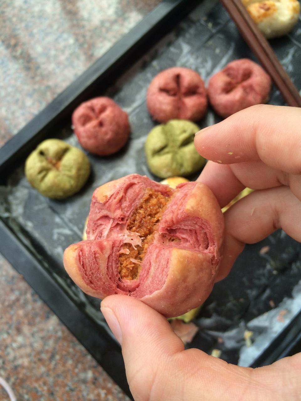 花开富贵之四种口味的椰蓉开口酥